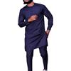 Rrongwn Abiti Africani Per Uomini Dashiki Camicie E Pantaloni Set 2 Pezzi Abbigliamento Stile Etnico Manica Lunga Stampa Oversize Vestito Tradizionale Indiano