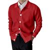 JokeLomple Maglione Cardigan Uomo - con Scollo a V con Bottoni Cardigan Lavorato a Maglia Giacca Leggera Mezza Stagione in Lana Cachemire Invernale Outwear Tops