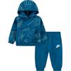 Nike Tuta da Neonati con Cappuccio Weight Light Blu