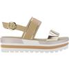 Nero Giardini Nerogiardini - sandali platform cipria/platino nerogiardini - 40
