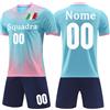OPUTWDF Completi da Calcio Personalizzabili Bambino Uomo con Numero Nome Team Logo Divise Calcio Personalizzate