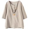 Vogstyle Donna Nuovo Tunica T-Shirt Maglietta Jacquard Top