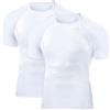Towintec Maglietta a Compressione da Uomo Asciugatura Rapida Shirts | Allenamento Sport Maniche ,Corte Cool Dry ,Traspirante Maglia a Manica Corta per Correre ,Jogging T-shirt, Fitness Palestra