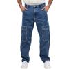 Celio Jeans da uomo in cotone grigio tinta unita vestibilità rilassata