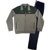 Leo Corsetteria Tuta uomo invernale felpata calda classica con zip cerniera tasche e pantaloni lunghi F.lli_Campagnolo 8Q77152