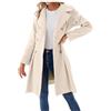 Generic Cappotto Donna Pelo Cappotto Jeans con Pelliccia Giacca Donna Invernale Gilet Smanicato Donna Giacca di Pelle Biker Donna Giacca Donna Azzurra Cardigan Cintura Donna Bomber Giubbotto Donna Giacche