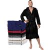 Twinzen - Accappatoio Uomo Spugna con Cappuccio - 100% Coton Épongee - XXXL