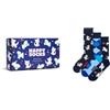 Happy Socks Calzini 3-Pack Animal Blue Gift Set Cotone Unisex Blu 36-40