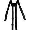 MELOTOUGH Bretelle tattiche della polizia per cintura di servizio con bretelle durevoli loop up 5,71 cm, nero, Taglia unica