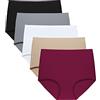FallSweet Slip Taille Haute Sans déformation, Sous-vêtements pour Femmes, Culottes Sans Couture, Paquet de 5(multi2,XL)