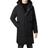 Goolecrimp Uomo Inverno Caldo Lungo Giacca con Cappuccio Casual Tendenza Moda Antivento Ispessito Caldo Piumino Affari Ufficio Sport All'aperto Cappotto Parker