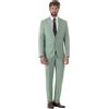 Giosal Abito Uomo Monopetto Vestito Completo Giacca Pantaloni Elegante Vari Colori (IT, Numero, 46, Regular, Regular, Verde Salvia)
