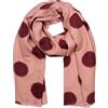 styleBREAKER Sciarpa XXL donna stampa a pois,Rosa antico vecchio