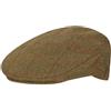 WALKER AND HAWKES - Cappello Piatto Derby Tweed Cambridge - Striscia Rossa - S (57cm)