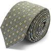 BRERA 67 Cravatta Uomo Elegante in Lana e Seta | Cravattino per Completo 148x8 | Cravatte Slim per Vestito da Cerimonia e per Abiti da Lavoro