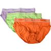 Emporio Armani Slip Uomo Confezione 3 Pezzi Mutande Elastico a Vista Cotone Elasticizzato Underwear Articolo EM000258 AF10779, MA021 VIO tul/greng/lango, M