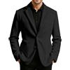 Générique Giacca Uomo Velluto A Coste Blazer Sport Due Bottoni Asciutto Casual Cappotto sarto Casual Giacca Costume Chic Gilet Da Sera Elegante Giacche Ufficio Autunno Inverno Moda, Nero , XXXXL