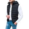 Evoga Giubbotto Piumino Uomo Slim Fit Bomber Gilet Smanicato con Cappuccio
