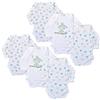 Liabel 1 Set da 6 Body Bimbo Bimba Neonato in Caldo Cotone Felpato da o a 36 Mesi. Fantasia Celeste 18 Mesi