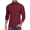 Sailwind Dolcevita da uomo, morbido, a maniche lunghe, maglia a costine, maglietta casual slim fit, termica, taglie S-XXL, Rosso, L