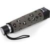 Isotoner Ombrello a manico crook, solido, ultra idrorepellente, con apertura automatica, Leopardo Cachi, ST