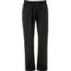 JOBLINE Pantalone da Lavoro Unisex Colore Nero con Elastico e Laccio Misto Cotone Chef, Cuoco, Catering, Estetica, Medico, Sanitario, Laboratorio Taglia XL