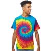 TICTEX Maglietta unisex Batik Hippie, 100% cotone, design unico, taglie S-5XL | Abbigliamento per festival, oltre 45 disegni tinti a mano, maglietta Batik, camicia hippie colorata, abbigliamento da donna e