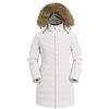 Pioneer Camp, Cappotto invernale da donna, lungo, caldo, trapuntato, impermeabile, giacca invernale, cappotto da donna, inverno, con colletto in pelliccia sintetica rimovibile, S
