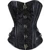 KUOSE Corsetto donna steampunk con catene acciaio