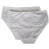 RAGNO Confezione 2 Slip Donna Slip Alto Bordato Liscio Mutande Bipack Articolo 07455Q Pocket, 010B Bianco, 6-SESTA (EU XL - F 5 - USA L - GB 38)