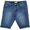 DIDYUGO Pantaloncini Jeans Bermuda Uomo Taglie Forti Elasticizzati 54 56 58 60 62 64 66 (50 - Denim)
