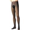 Tingyilan Uomini Fleece Foderato Collant Finti Traslucido Leggings Vita Alta Collant Puro Inverno Spessi Caldo Collant Taglie Forti Collant Termici