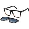 David Beckham DB 7000/CS 37N/Z7 BLACK HORN Eyewear Man Standard, Standard, 53