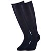 Fontana Calze, 6 Paia di Calze Uomo Lunghe in 100% Cotone Filo di Scozia, Blu, TG 39-41,5