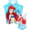 Disney Set poncho costume da bagno e asciugamano con cappuccio Sirenetta 18-24 mesi