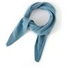 JKUHA Sciarpa triangolare in cashmere, piccola sciarpa in tinta unita 89 cm * 25 cm / 35 * 9,8 pollici, decorazione calda lavorata a maglia autunnale e invernale(Blue)