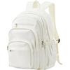 Generico Backpack,Compatible For Teenager Travel School Backpacks Boys Children Rucksack Casual Bags Cute Multipocket Book Bag(Beige)