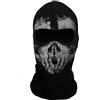 SINSEN COD - Maschera fantasma a testa di morte MW2 con scheletro a testa completa, maschera da collo a maglia antivento per bicicletta, skateboard, moto, snowboard, sport all'aria aperta, Nero 03., Taglia