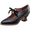 Generisch 2025 Scarpe stringate con tacco alto taglie forti da donna, Nero , 41 EU