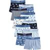 NEXT Ragazzo Confezione da 10 Boxer Aderenti Blue Mini Vehicle 3 Anni-4 Anni