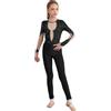 inhzoy Tuta Intera da Ginnastica Artistica Bambina Body da Danza Classica con Strass Abito da Pattinaggio Artistico Jumpsuit Sportivo da Allenamento Danza Yoga Dancewear Nero 13-14 anni