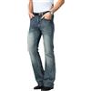Generic Jeans Bootcut da Uomo, Jeans a Zampa d'elefante, Pantaloni in Denim Vintage Anni '60 e '70, vestibilità Ampia, retrò, Blu 28