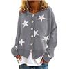 Generic Cardigan Donna Cappuccio Giacca Impermeabile Leggero Saldo Donne per Tre Natalizio Nappa Dritto al Cappottino Raglan sul Mano Boho Economica Come Uguali