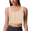 GCTBL Binder Seno per Transgender FTM Donna Mezza Binder BH Tomboy Trans Traspirante Cerniera Corsetto (K, 3XL)