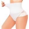 Kitfore Mutandine modellanti da donna, a vita alta, senza cuciture, Puro, XL