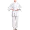 DianshaoA Uniforme Tradizionale Pankou Cinese Cotone E Lino Tai Chi Uniformi Kung Fu Abbigliamento Unisex
