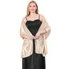 LumiSyne Donna Scialle Stola In Raso Setoso Per Abito Da Sera Tinta Unita Sciarpe Lunga Leggero Elegante Wrap Stola Per Sposa Matrimonio Cerimonia Festa, 200×70cm