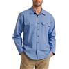 Enlision Camicia Uomo Casual Maniche Lunghe Cotone Stile Cargo Overshirt di Peso Medio Resistente con Doppie Tasche per Lavoro Outdoor