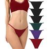 Levao Pantaloni da Donna Cotone Bikini Signore Biancheria Intima No Show Tanga Hipster Slip Donna Confezione S-2XL