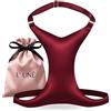 L' UNĒ Reggiseno Anti Rughe Scollatura, Reggiseno Notturno Antirughe, Reggiseno per Dormire Senza Ferretto, 3 Modalita d'uso, Taglia Unica, Rosso Bordeaux